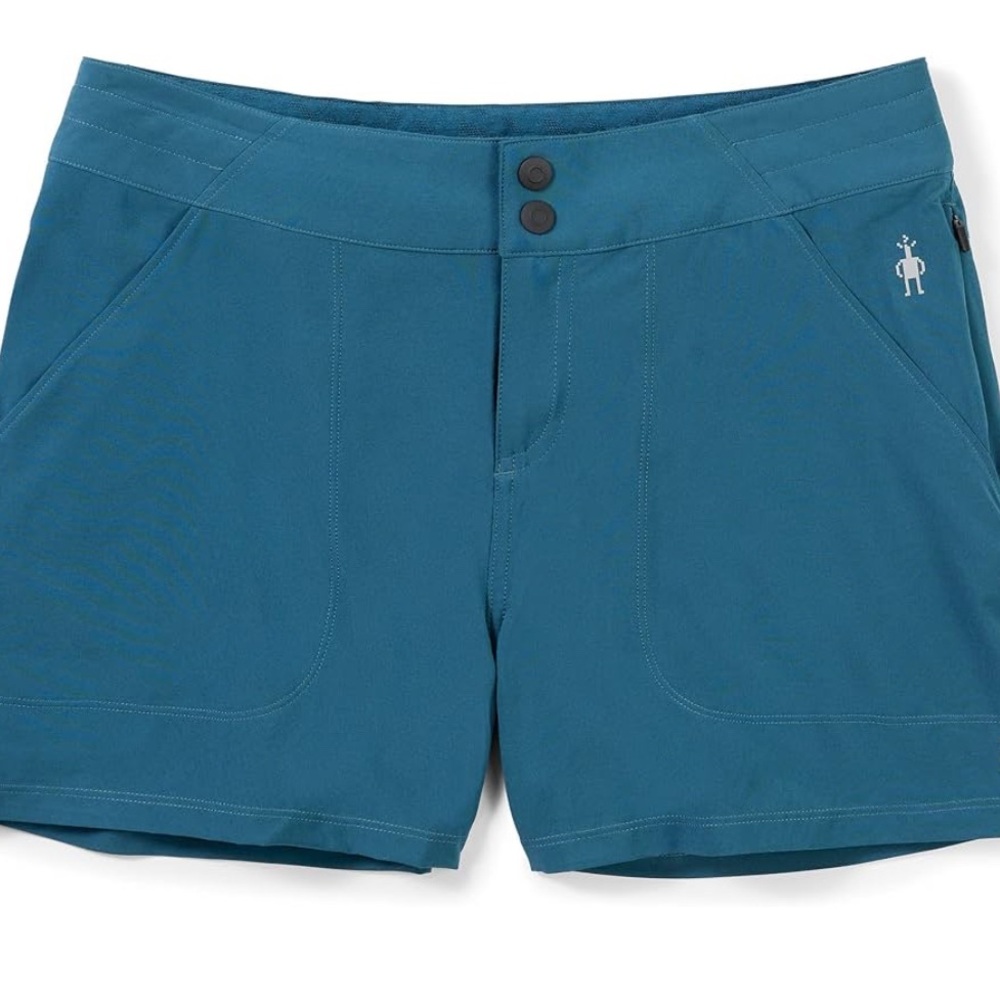 Smartwool Merino Twilight Blue (dark teal) Athletic Shorts Performance Fabric
